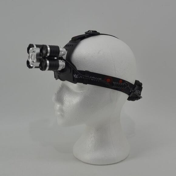 Hiking Headlight LED Light Head Torch Rechargeable Head - Picture 1 of 11